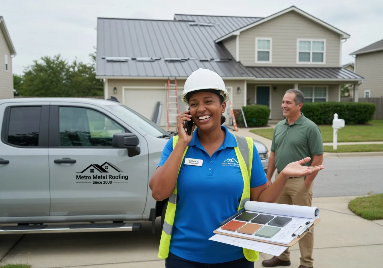 Storm Damage Metal Roof Repair in North Newton, KS